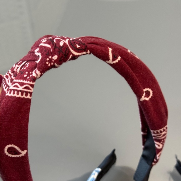 Lot of 2, custom, handmade, handkerchief, headbands (purchased from Etsy) - Picture 3 of 9